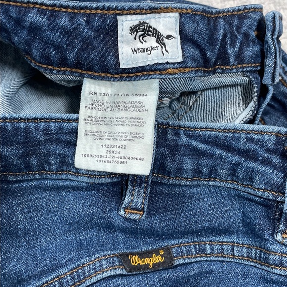 Wrangler Retro High Rise trumpet Flare Jeans  Western Cowgirl Bareback 29x34 - Picture 10 of 16